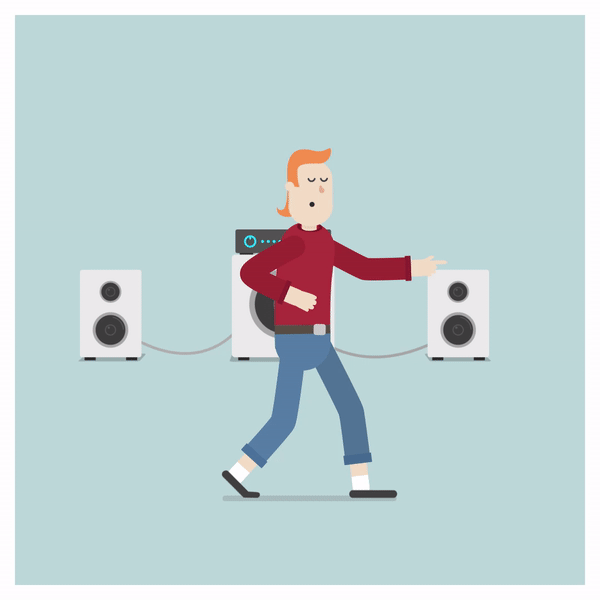 Dancing to Michael Jackson